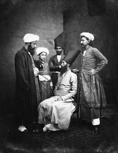 Parsis in Bombay, ca. 1870er